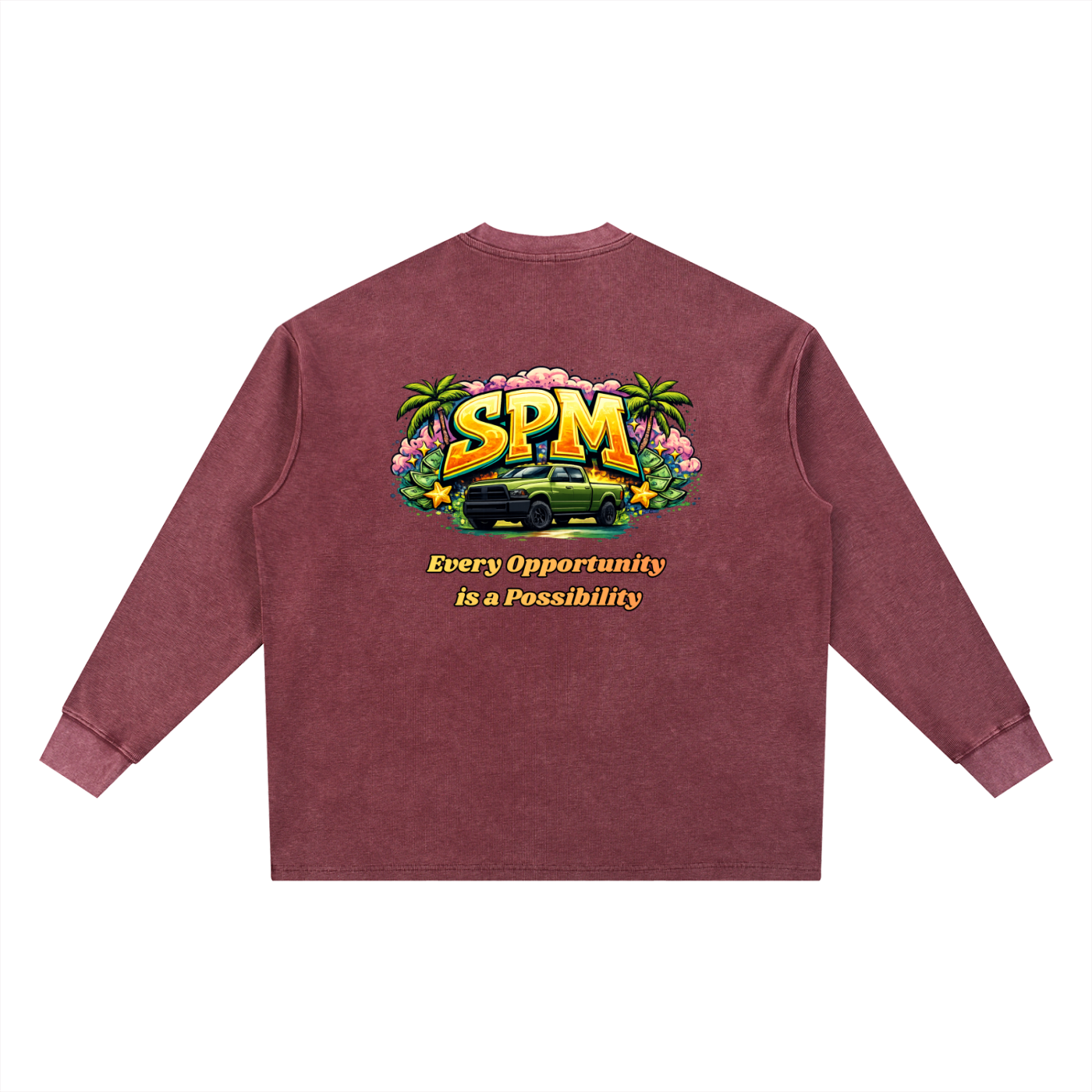 SPM Waffle Oversized T-Shirt