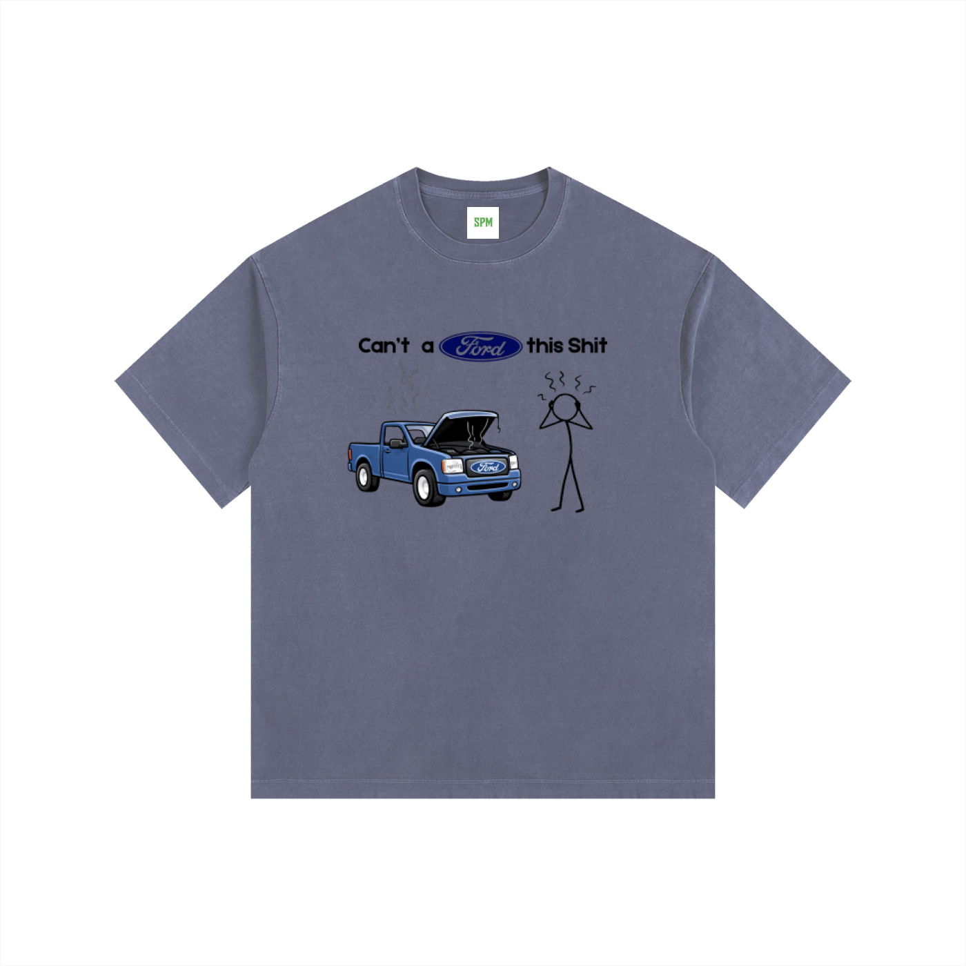 Vintage Washed Oversized Cotton T-Shirt