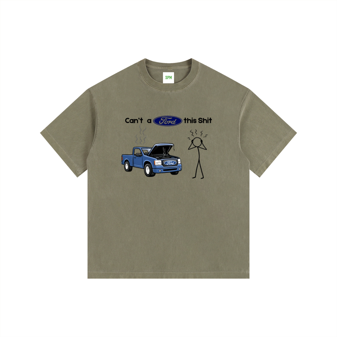 Vintage Washed Oversized Cotton T-Shirt