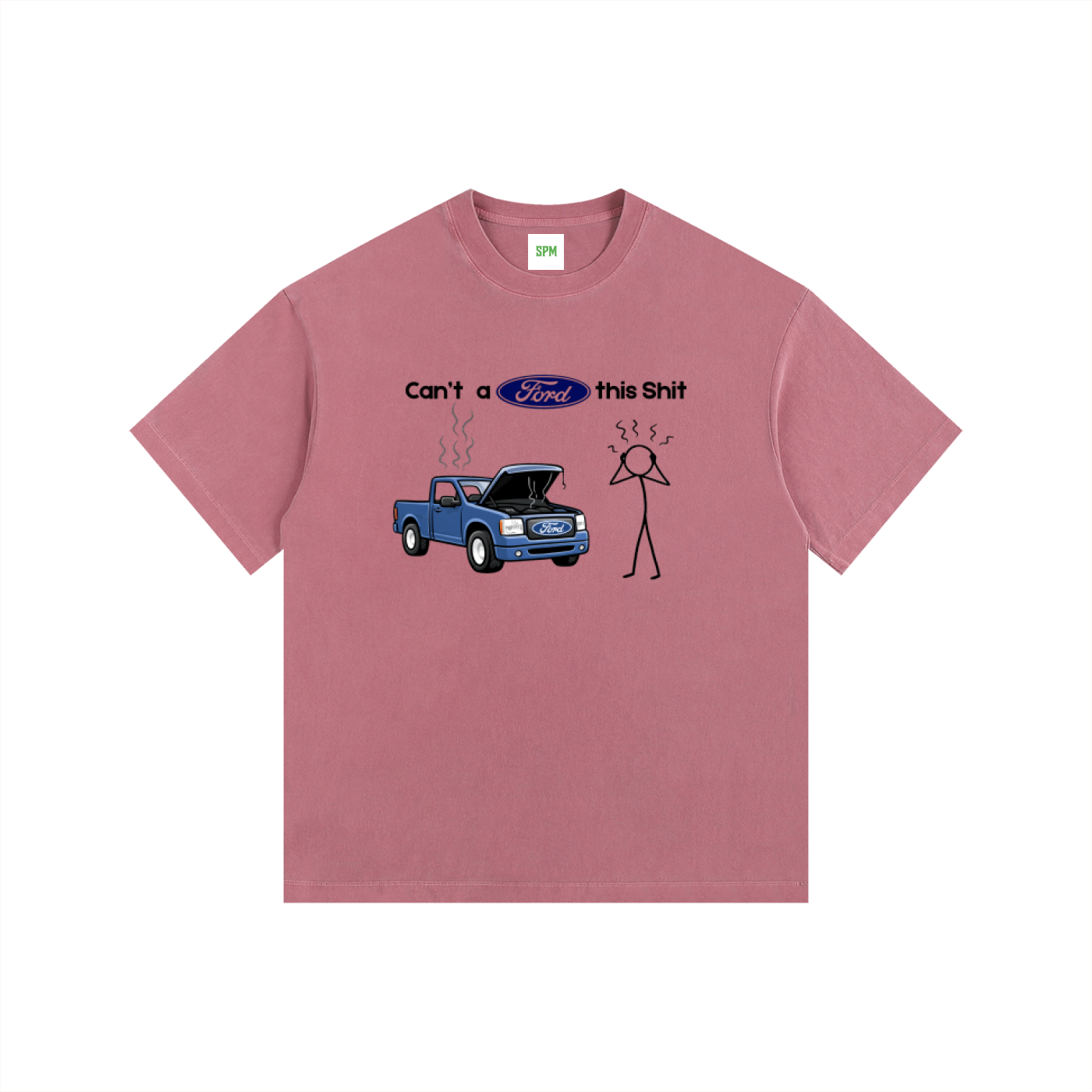 Vintage Washed Oversized Cotton T-Shirt